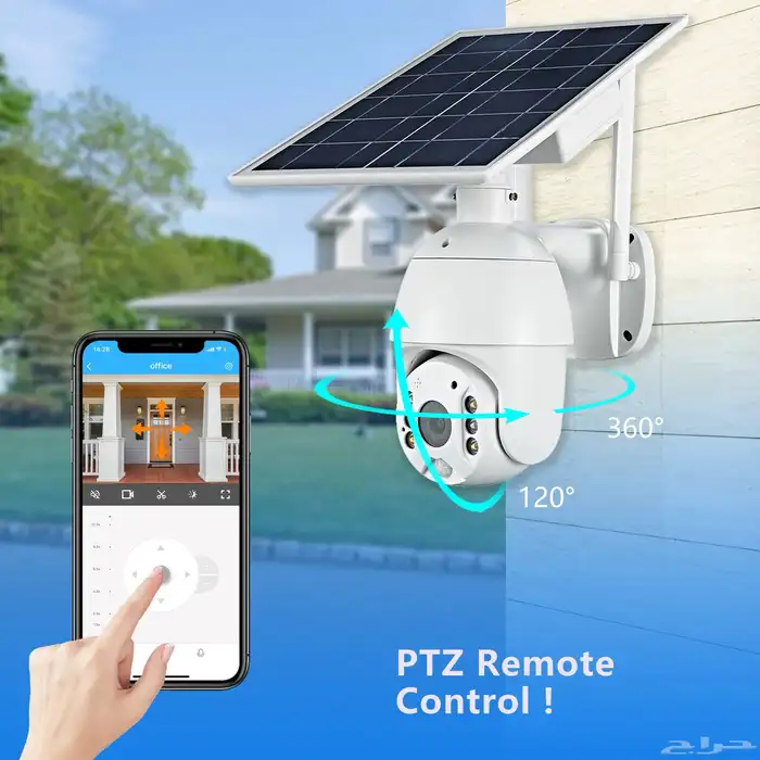 كاميرا مراقبة بالطاقة الشمسية ب 299 ريال 3