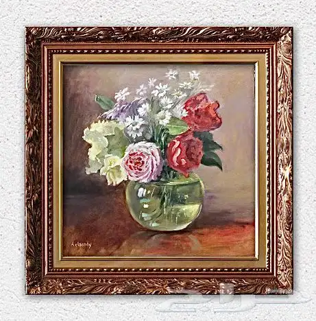 تابلوهات رسم يدوي علي كانفس 0