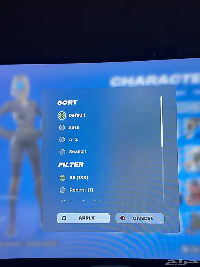 حساب فورت مربوط اكس بوكس 8