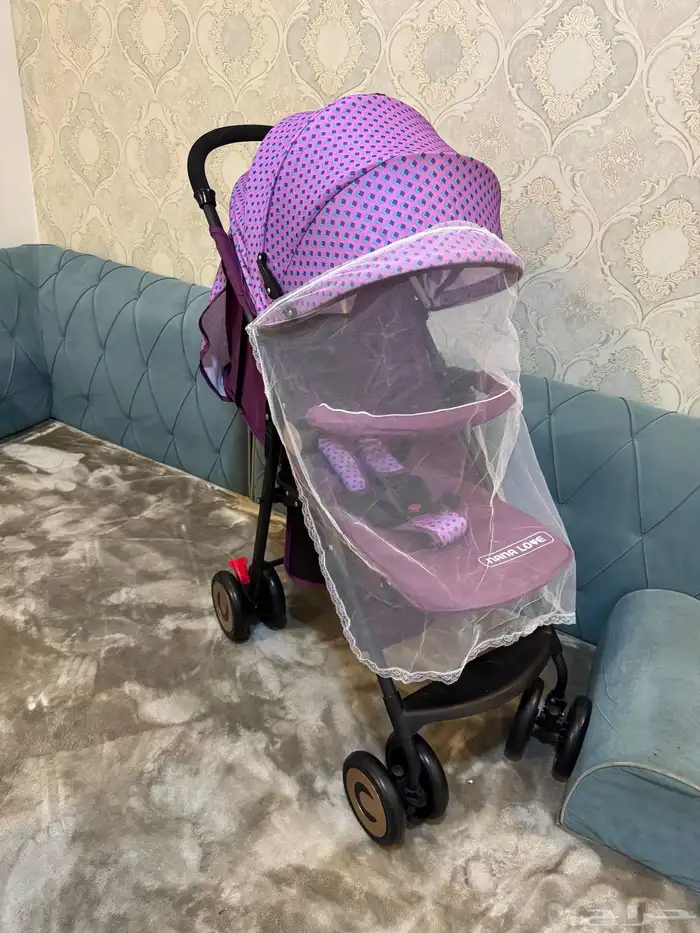 عربة اطفال بحاله جيده للبيع 1