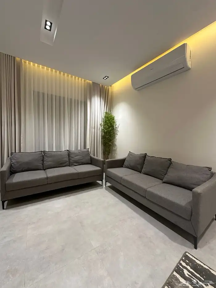 كنب ونافوره وحامل تلفاز خارجي 2