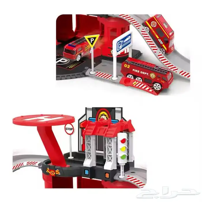 لعبة سيارات للاطفال - لعبة كراج سيارات المميز وبعدة ملحقات 1