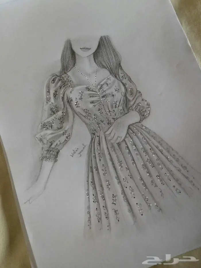 الرسامة وفاء جمال كورس تعليم رسم احترافي 10