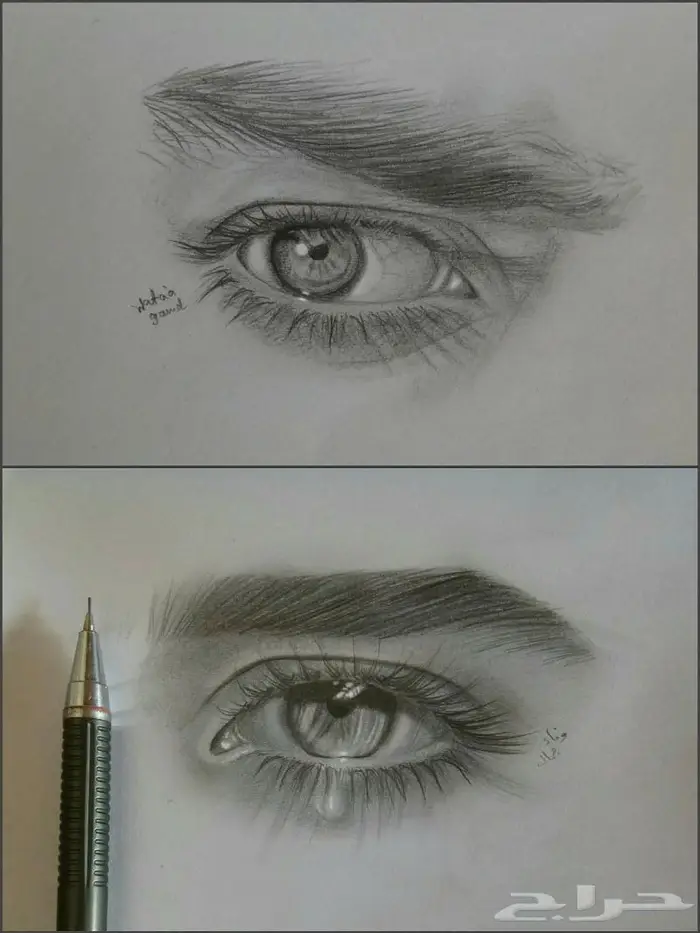 الرسامة وفاء جمال كورس تعليم رسم احترافي 12