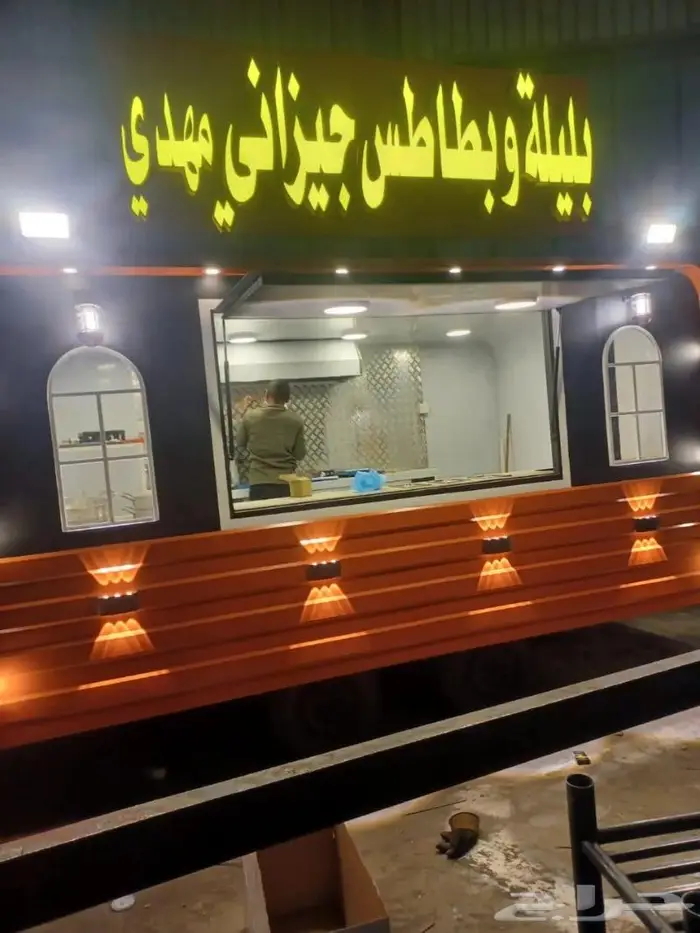 تفصيل عربات طعام فود ترك العربة المتنقلة 5