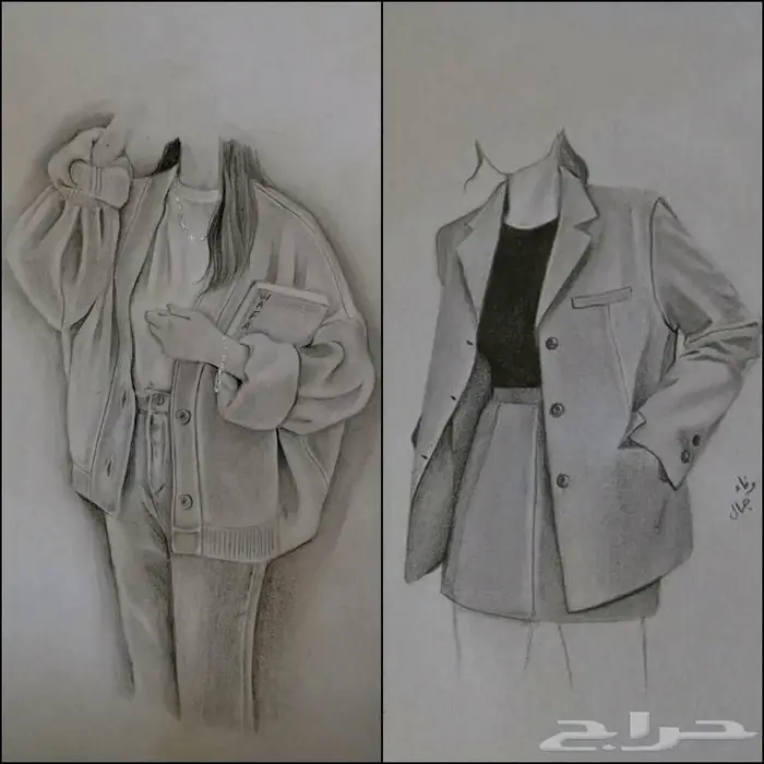 الرسامة وفاء جمال كورس تعليم رسم احترافي 1