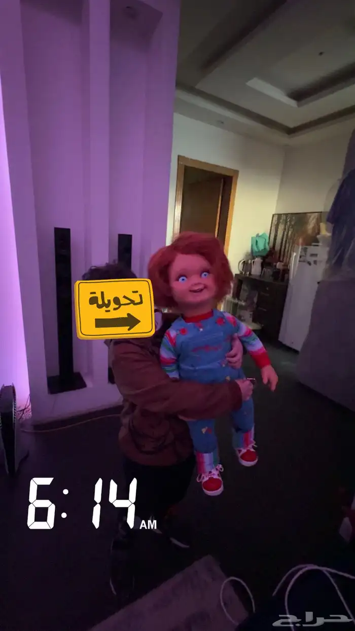 دمية تشاكي الأصلية من شركة Trick or treat studios مستعملة 11