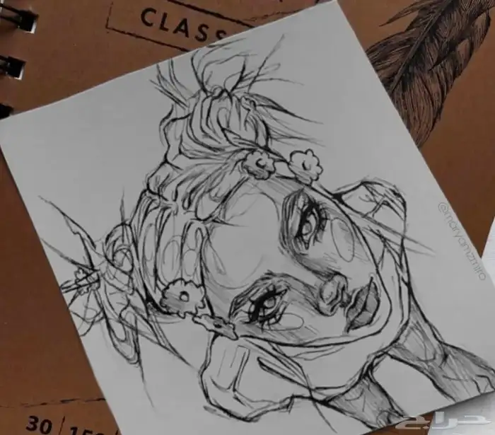 رسم اشخاص على حسب الطلب ( رصاص ) 7