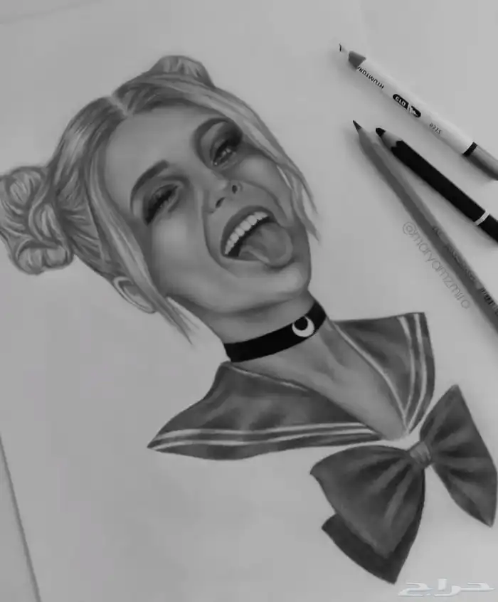 رسم اشخاص على حسب الطلب ( رصاص ) 0