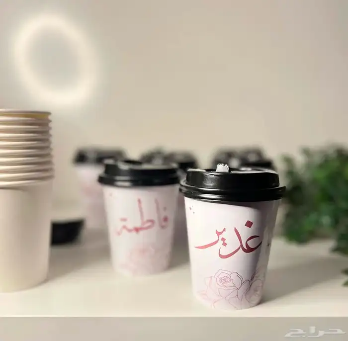 طباعة اكواب ورقية وبلاستيك جميع لانواع 12