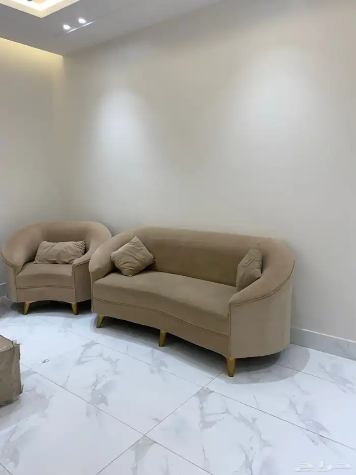 كنب لون بيج 1