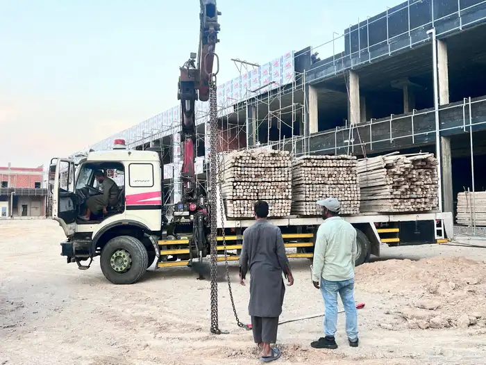 ونش كرين 7 طن مع سله 4