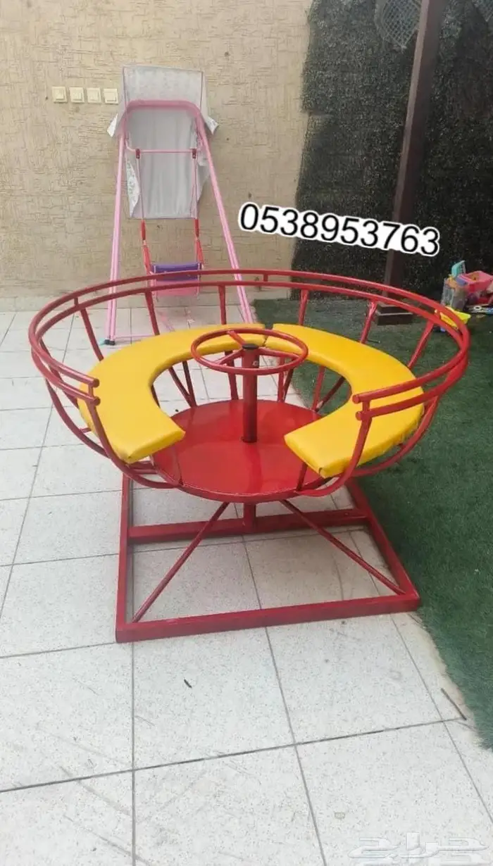فقط اطلبها ونحن نوصلها ونركب جميع المراجيح والجلسات 23