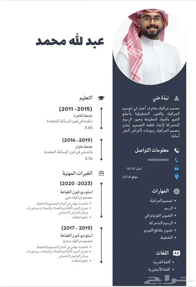 سيرة ذاتية CV عرض خاص محدوده لمدة 24 ساعه و ينتهي 7