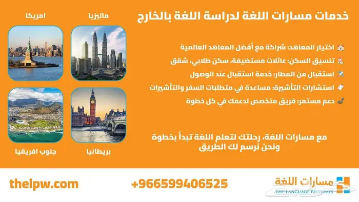 دراسة اللغة في بريطانيا  كندا  ماليزيا  جنوب افريقيا 0