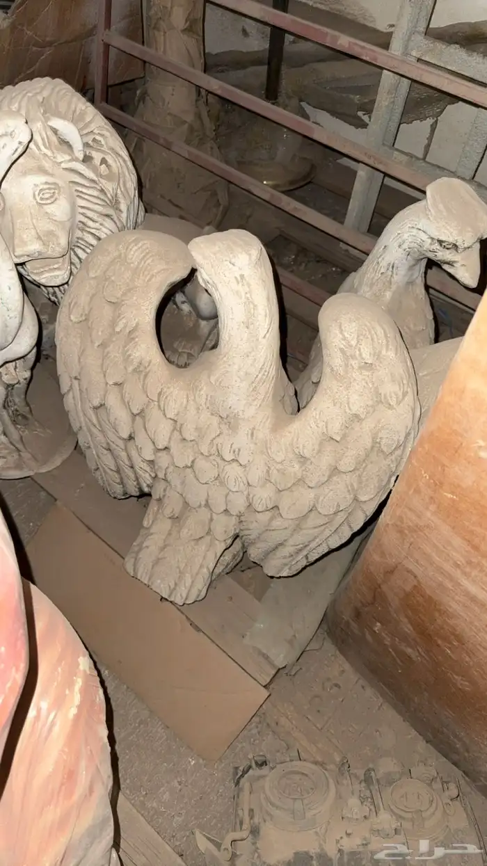 مجسمات جبسيه ديكور أسبانيه للمداخل أو حول المسابح 1