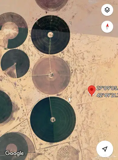 للبيع أرض زراعية سعر المتر (3) ريال 0