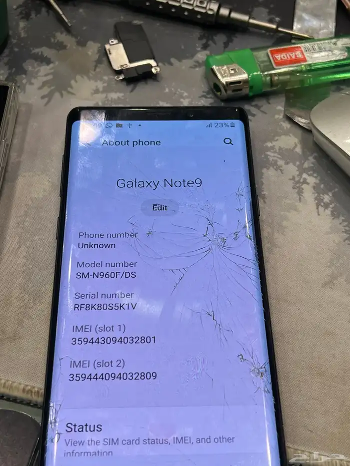 حل مشكله سامسونق نوت 9 Samsung Note 9 problem solution 2