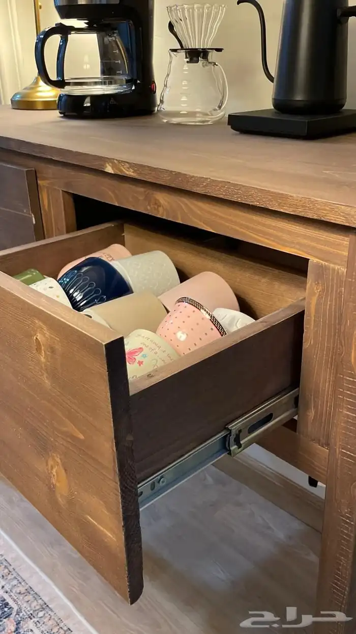 كورنر كوفي خشب طبيعي نفصلها بأقل الاسعار 10