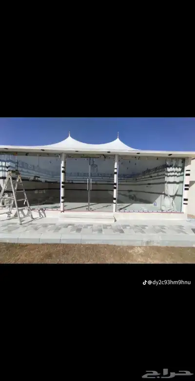 زجاج دربزين وزجاج محلات تجاريه وباكونات دبل اجلاس 10