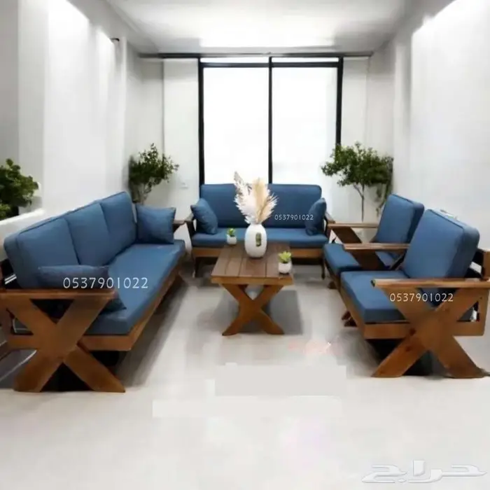 جلسات خشب خارجية حدائق شاليهات 3