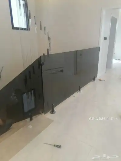 زجاج دربزين وزجاج محلات تجاريه وباكونات دبل اجلاس 1