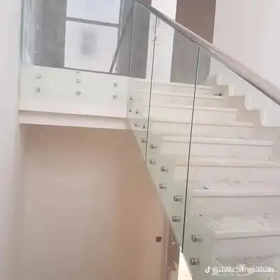 زجاج دربزين وزجاج محلات تجاريه وباكونات دبل اجلاس 7