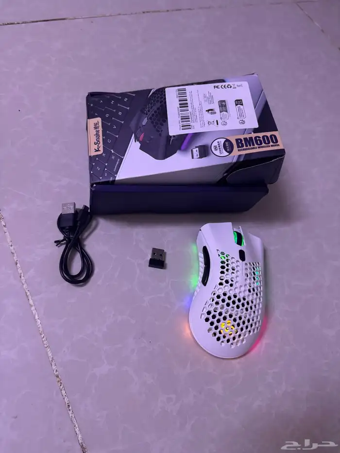 ماوس لا سلكي قيمنق RGB 0