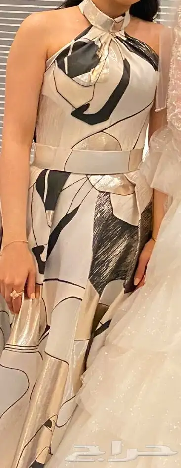 فستان سهرة فخم جدا ( قماش المصمم olimpia )dress 2
