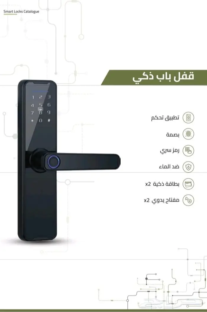 اقفال ابواب الكترونية 2