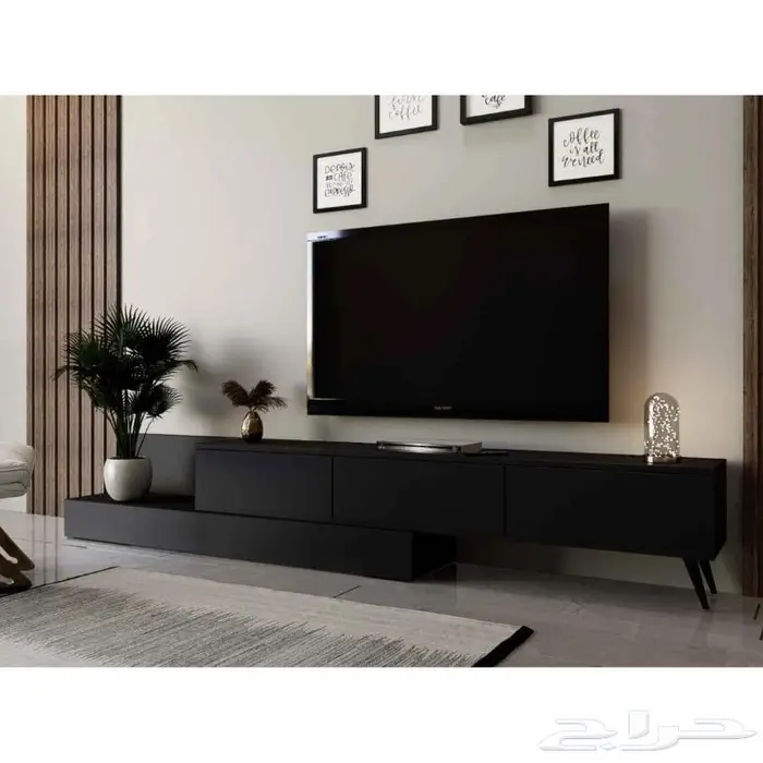 طاولة تلفزيون متحركة ثلاث ألوان 1