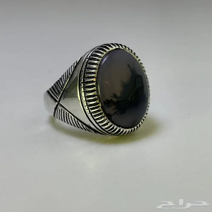 خاتم عقيق يماني حجم جامبو 0