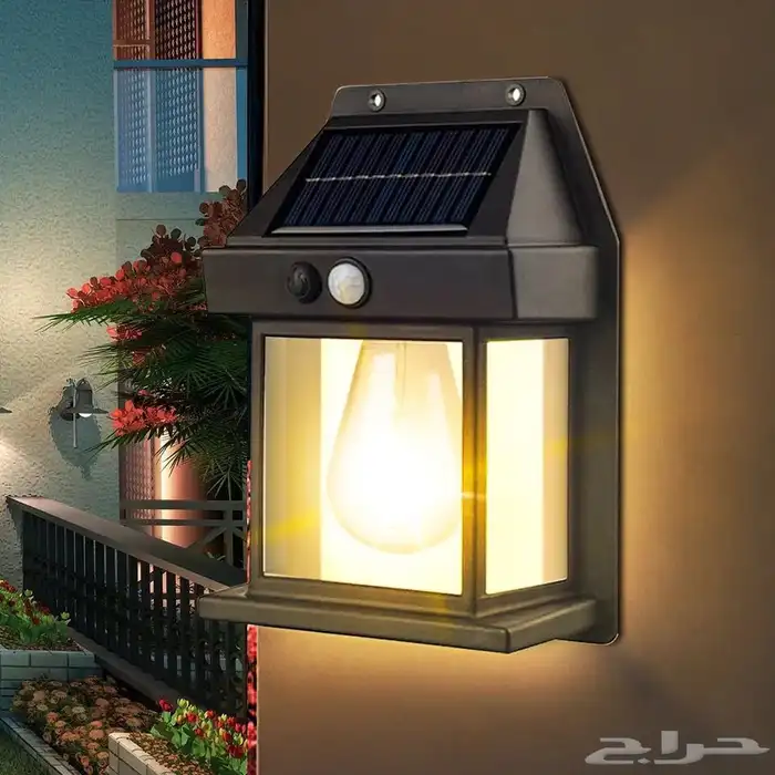 إضاءات جدارية بالطاقة الشمسية 0