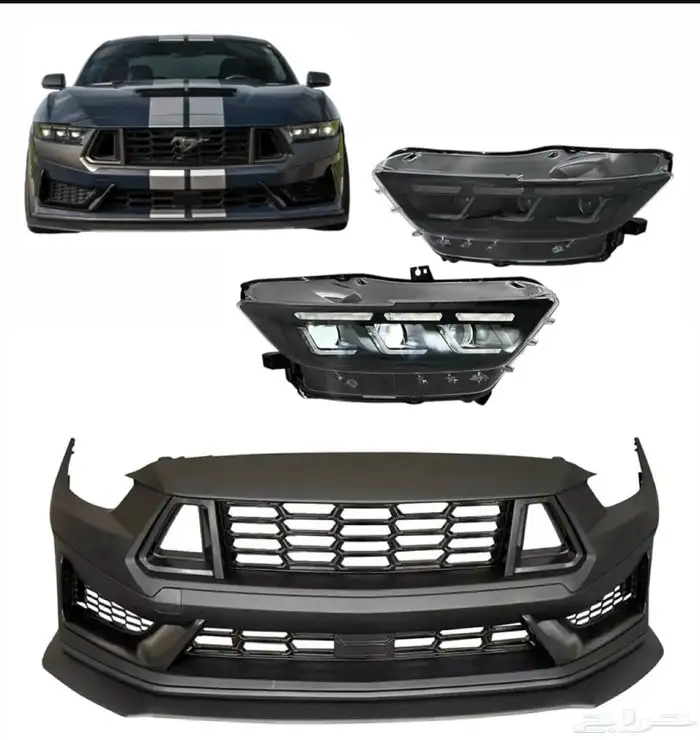 كت تحويل واجهية موستنج 2015-2017 بشكل دارك هورس 2024 0