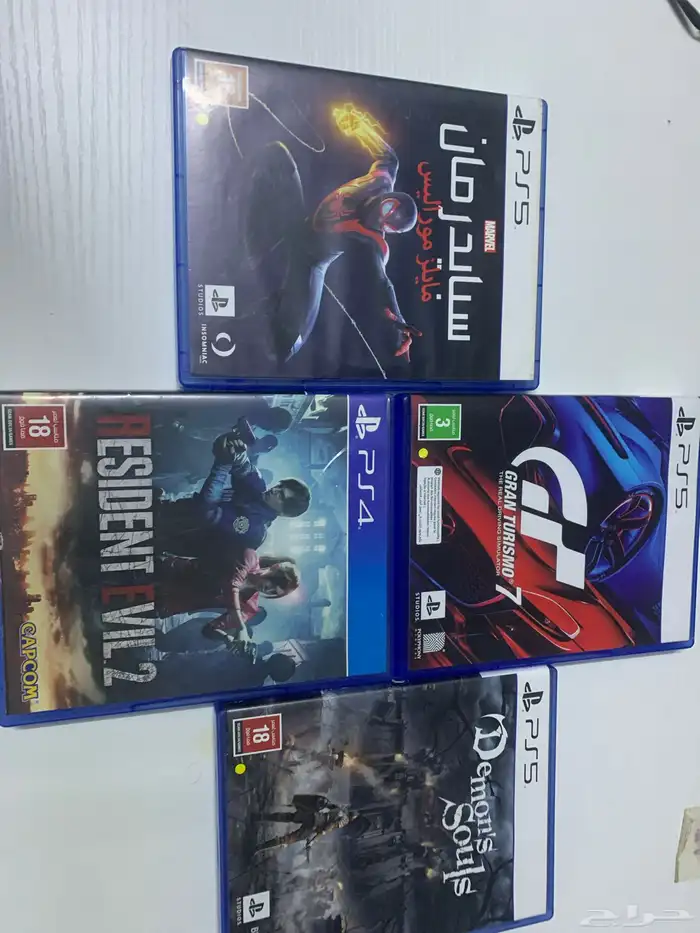 اشرطه ps4وps5 نضيفه افضل سعر 0