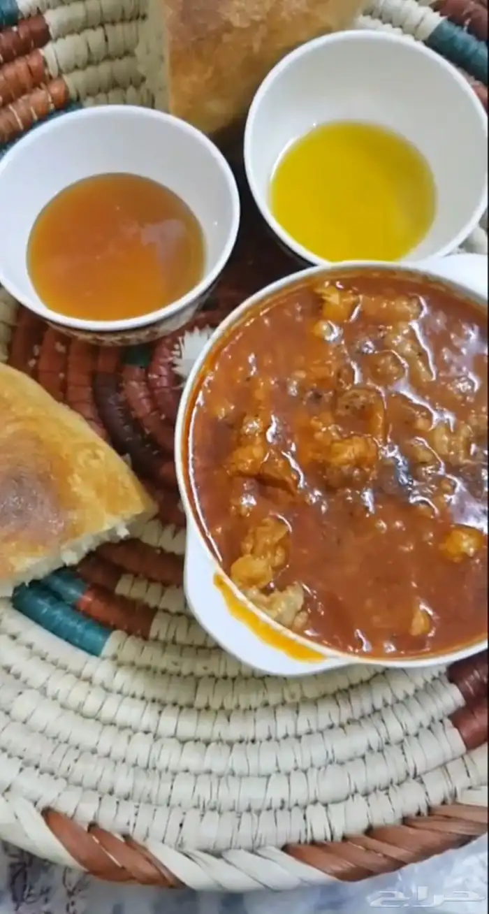 خبز مقنا بالشث مع يدام شغل يبيض الوجه 4