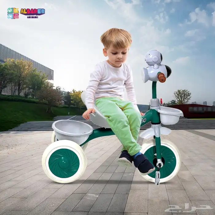 دراجة ثلاثية العجل بتصميم فضائي - سيكل 3 كفرات بعدة الوان 23