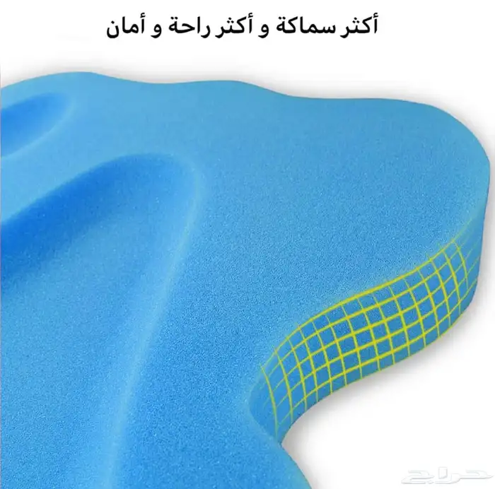 اسفنجة استحمام مريحة للاطفال - ازرق 3