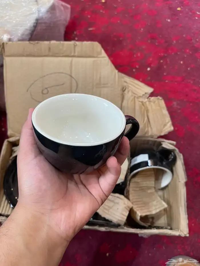 دلال و صحون و اكواب كابتشينو للبيع 1