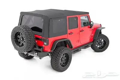 سوفت توب soft top رانجلر jk شبه جديد 0