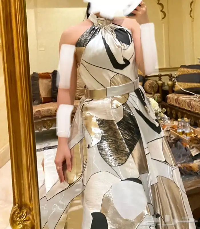 فستان سهرة فخم جدا ( قماش المصمم olimpia )dress 4