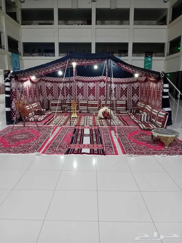 تاجير خيام وبيوت شعر وكراسي وطاولات وكراسي ملكه وكنب مرتفع 1