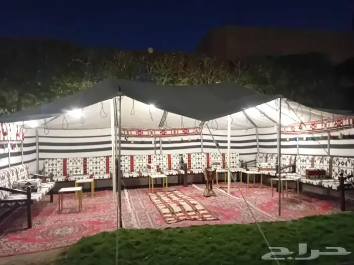 تاجير خيام وبيوت شعر وكراسي وطاولات وكراسي ملكه وكنب مرتفع 5