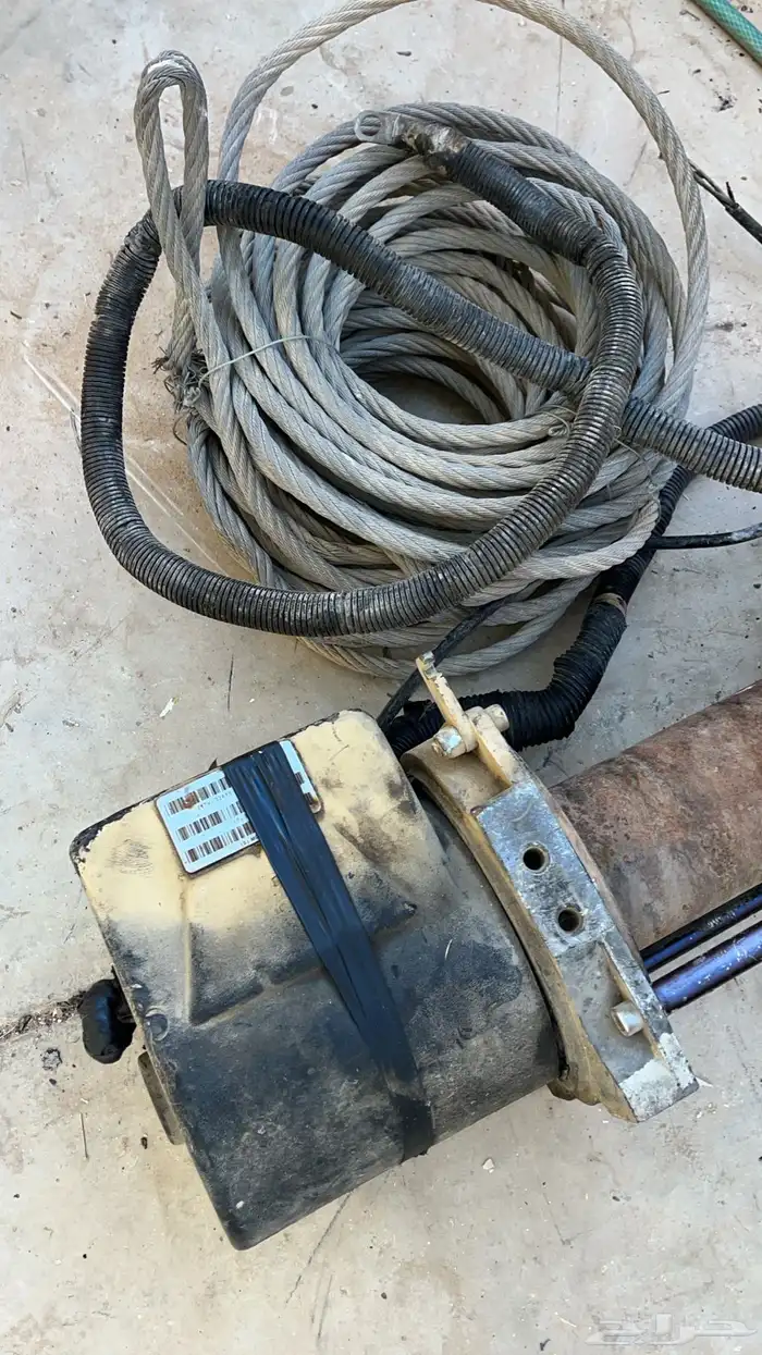 ونش سحب أمريكي وران شغال على الشرط للبيع ونش دينموا سحب 1