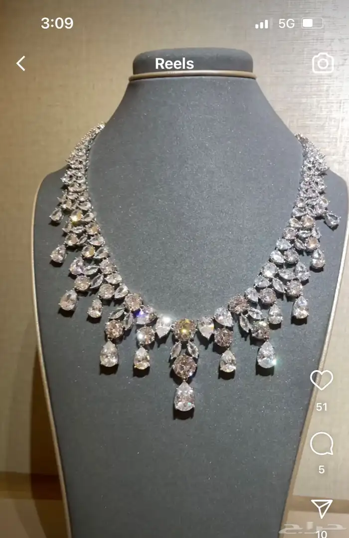 طقم زركون مطلي ذهب 4