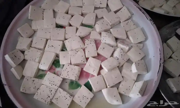 جبن غنم شرط خاثر غنم سمن زبده لبن لبنه مقدوس نوعين مفرزنات 17