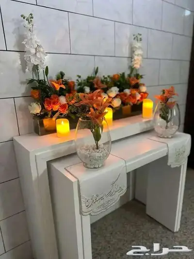 طاولات استقبال للإيجار 14