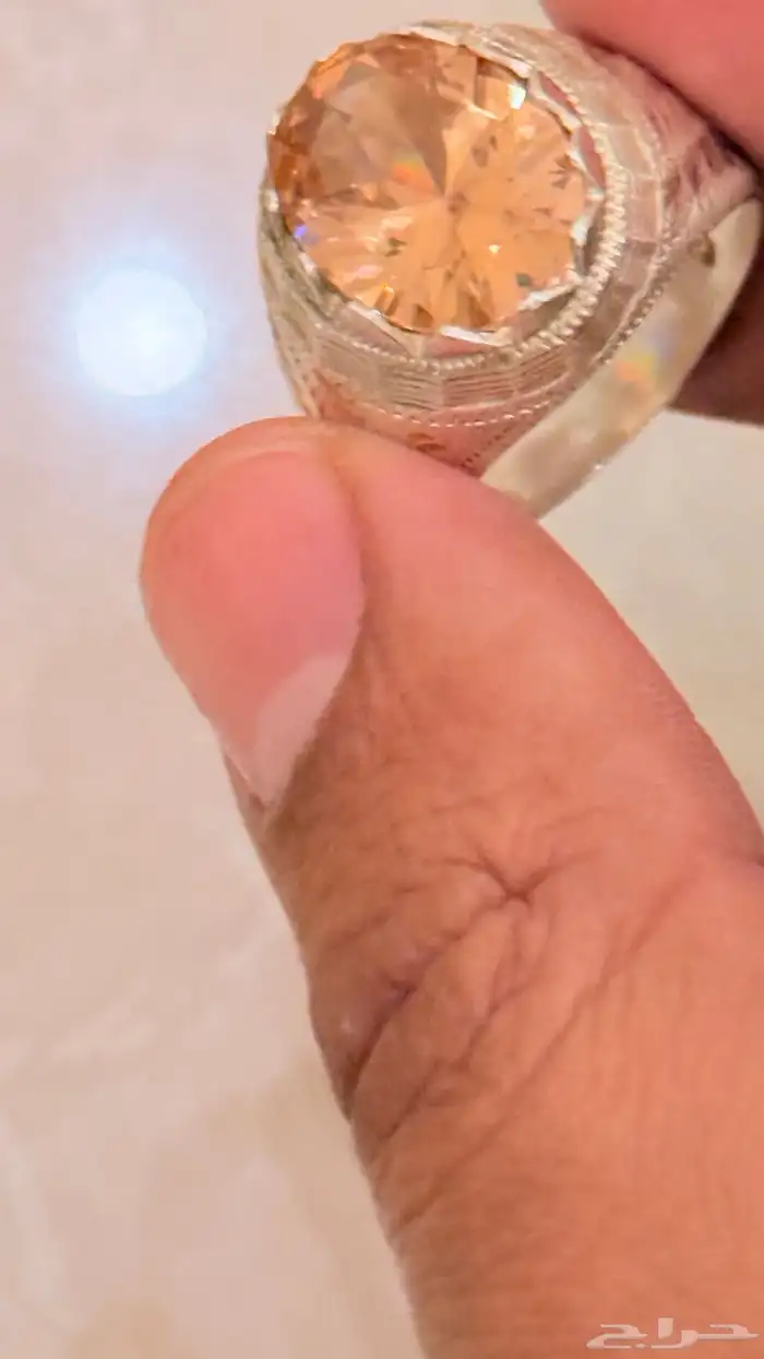 خاتم فضه جديد شغل يدوي 2