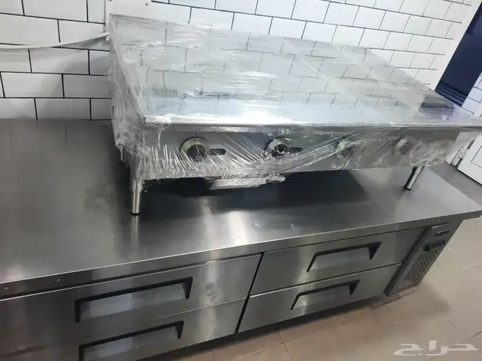 معدات مطاعم برجر   صاجه برجر جريل   قلايه بطاطس   ثلاجه 2