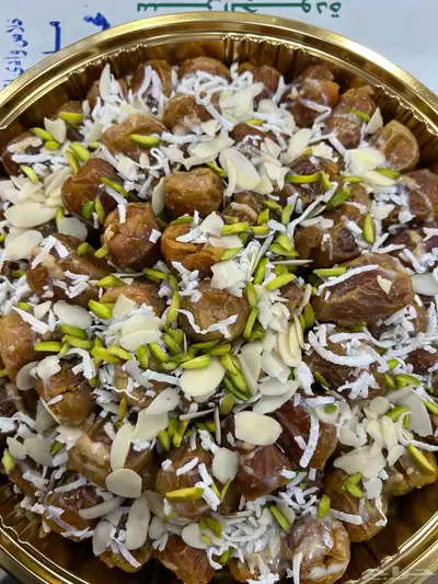 تمر محشي. (صحن الجمعات) 4
